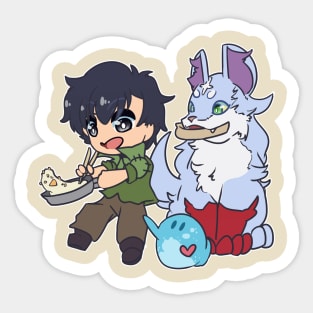 Campfire Cooking Chibi Sticker